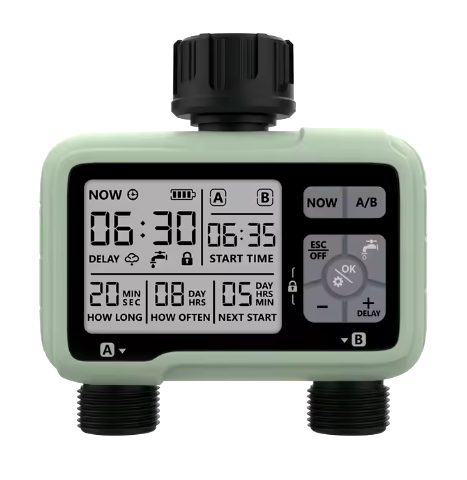 Προγραμματιστής Βρύσης 2 Στάσεων με Ηλεκτροβάνες