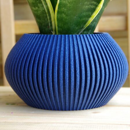 Romvos Design - 3D Printed Pot - Nimbus 10cm Σκούρο Μπλε